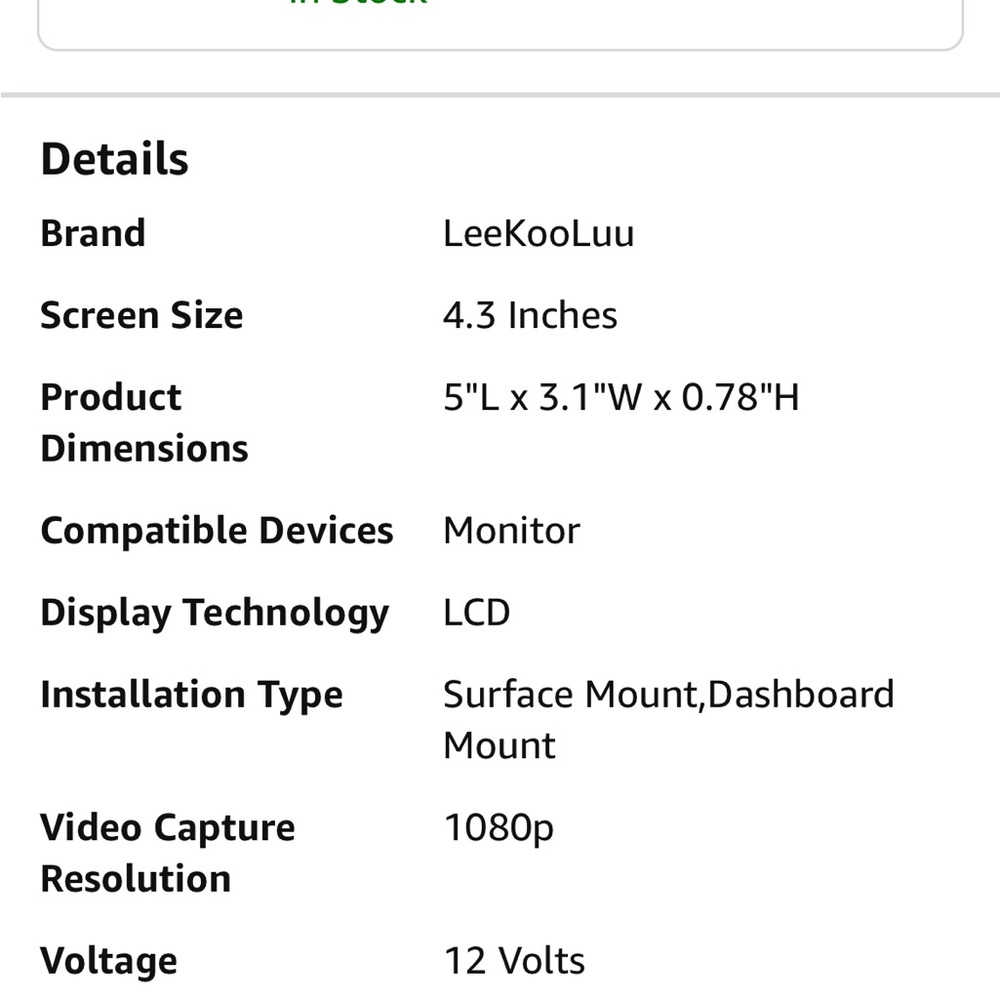 Backup camera new in box - Picture 5 of 11